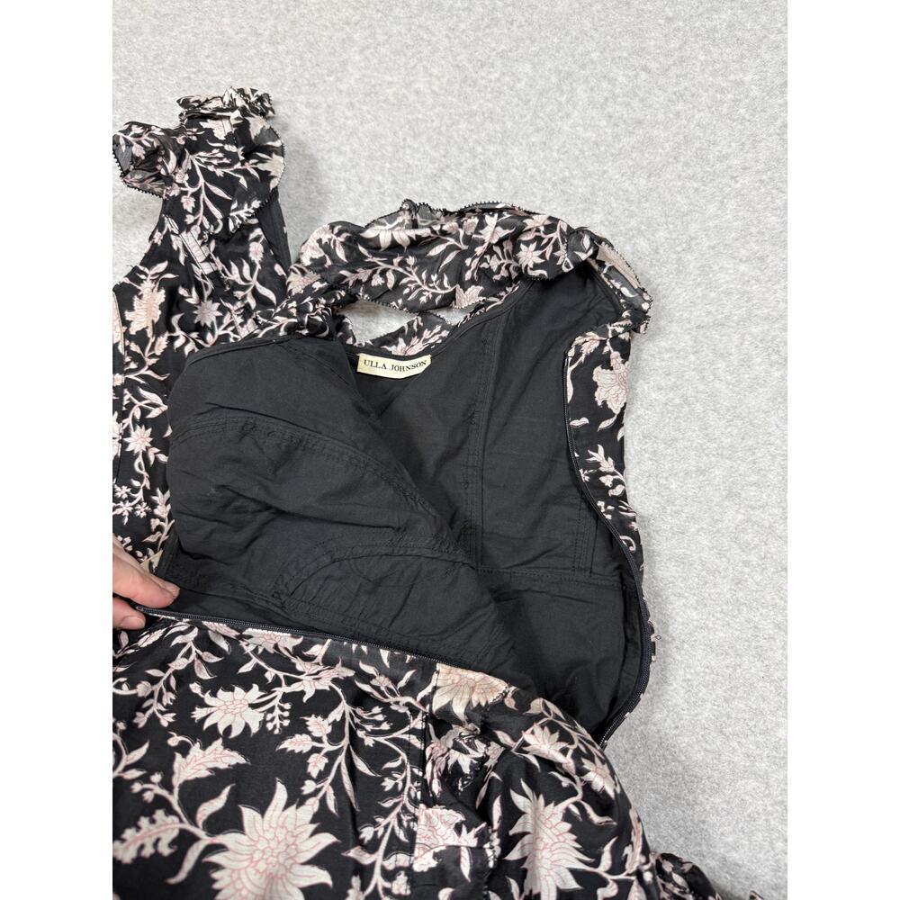 Ulla Johnson Brigitte Floral Organza Midi Dress Womens Size 10 *Flaw - Picture 10 of 10